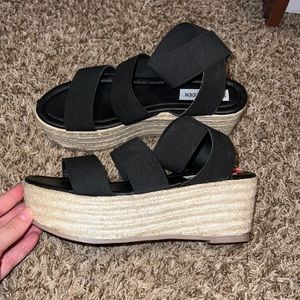 steve madden espadrille platform sandal